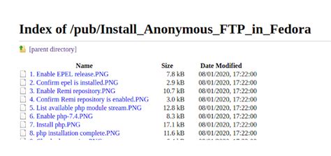 Typically, anonymous users are not allowed to transfer files to the FTP server. . Anonymous ftp list